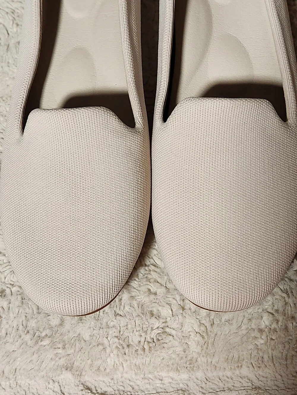 Vessi Market Flat Womens Size 11 Cream Trail Shore Waterproof Loafers EUC - Picture 6 of 12